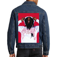 Smile Red Von Men Denim Jacket | Artistshot