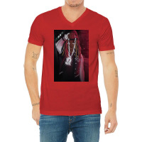 Cartoon Smile Von V-neck Tee | Artistshot