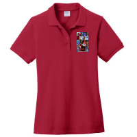 Pict Awesome Smile Kingvon Ladies Polo Shirt | Artistshot