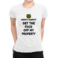 Hippity Hoppity Abolish Private Property Ladies Fitted T-shirt | Artistshot