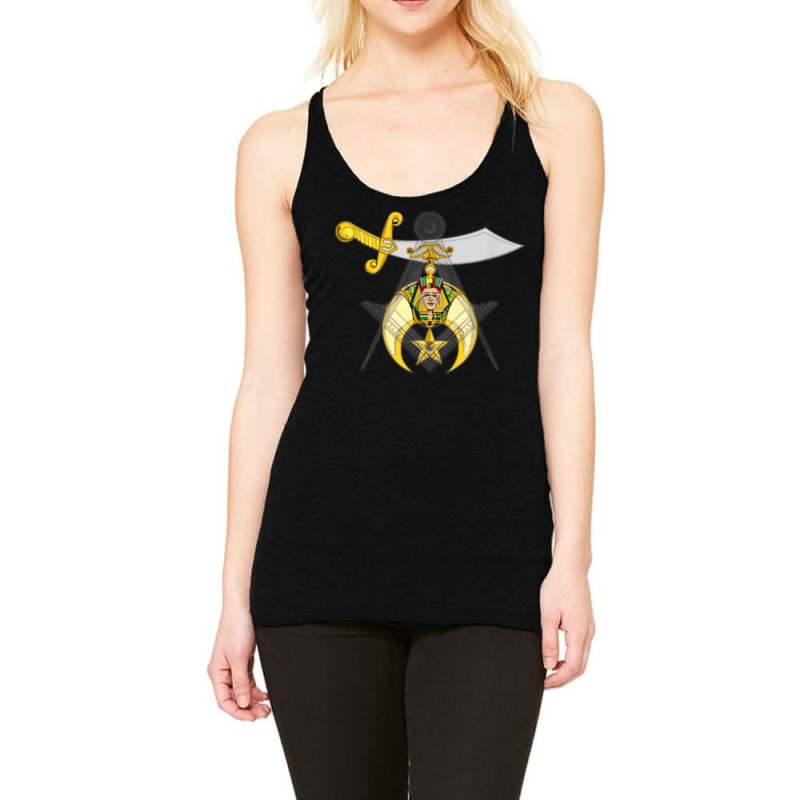 Mason Square And Compass Masonic Shriner Overlay Lodge Racerback Tank by IsabelConstance | Artistshot