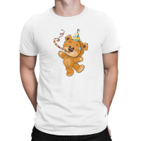 Birtday Bear T-shirt | Artistshot