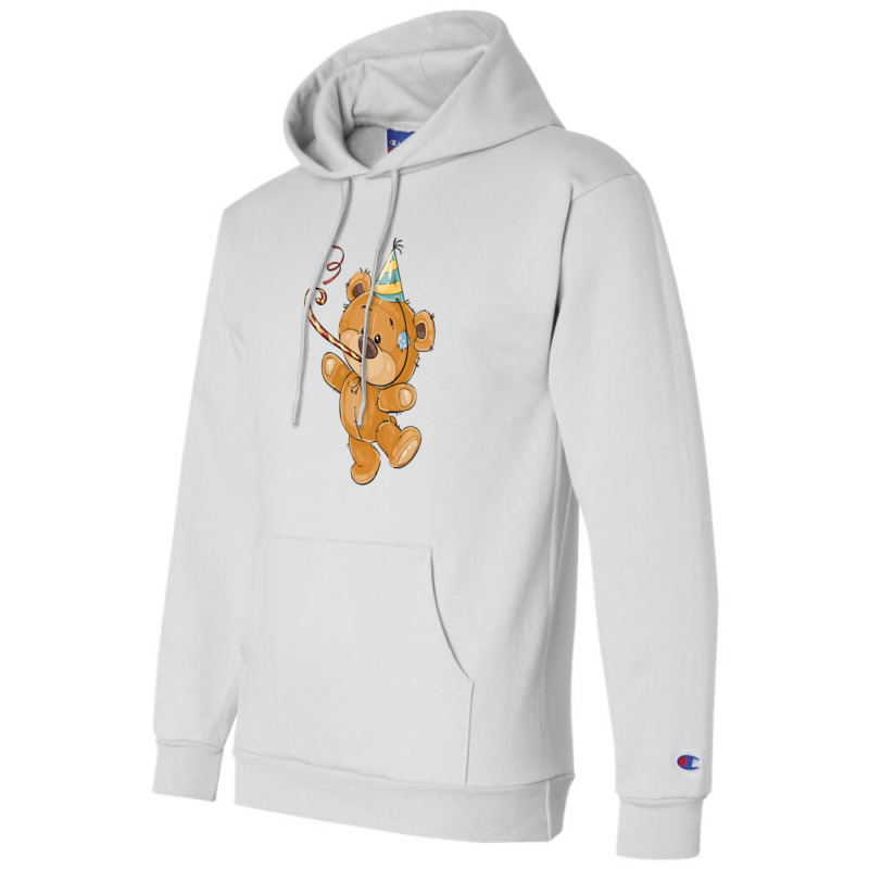 Birtday Bear Champion Hoodie by creaker | Artistshot