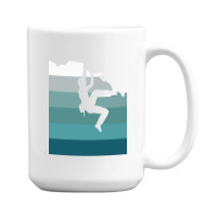 Climbing Bouldering 15 Oz Coffee Mug | Artistshot