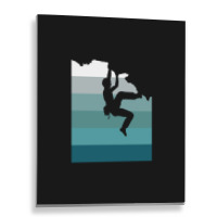 Climbing Bouldering Metal Print Vertical | Artistshot