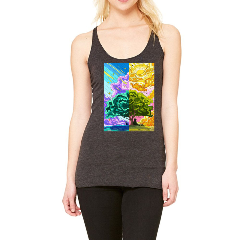 Exploring Artwork Nature, Outdoor  Nigh , Morning  Nature Lovers Racerback Tank by Mathew Rodden | Artistshot