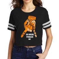 Go Ahead Penalize Me Upside Down Horns Oklahoma Tee Scorecard Crop Tee | Artistshot