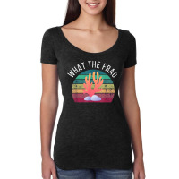 What The Frag Funny Saltwater Coral Reef Aquarium Aquarist Women's Triblend Scoop T-shirt | Artistshot