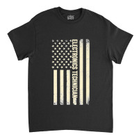 Usa Flag Technician Proud American Electronics Technician Premium Classic T-shirt | Artistshot