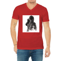 Black Shadow Kingvon V-neck Tee | Artistshot