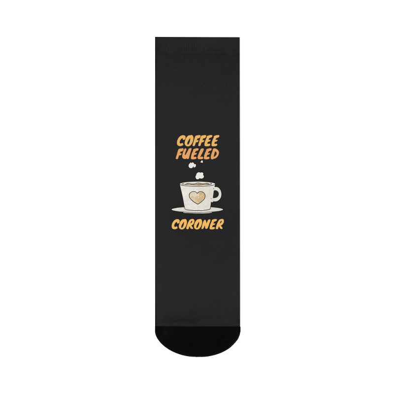 Coffee Fueled Coroner Crew Socks | Artistshot