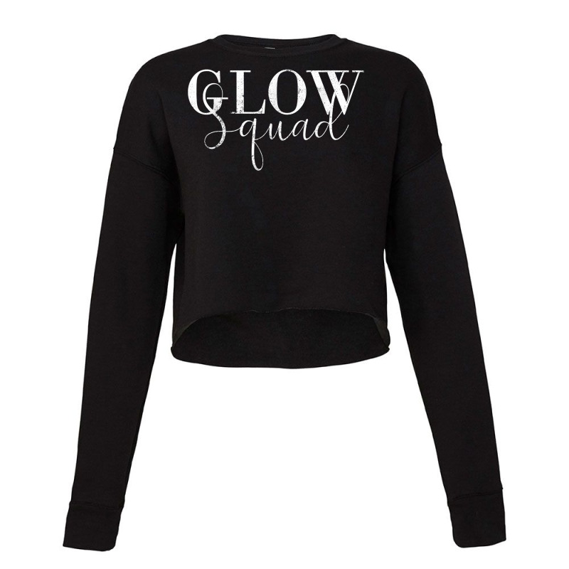 Vintage Glow Squad Facialist Glowing Skin Esthetician Glow T Shirt Cropped Sweater | Artistshot