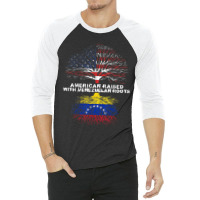 American Raised With Venezuelan Roots Venezuela 3/4 Sleeve Shirt | Artistshot