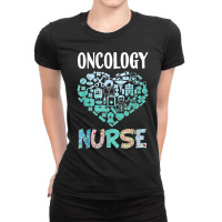 Tie Dye Stethoscope Oncology Nurse Day Nursing Scrub Life Ladies Fitted T-shirt | Artistshot