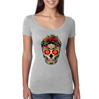 Frida Calavera Women's Triblend Scoop T-shirt | Artistshot