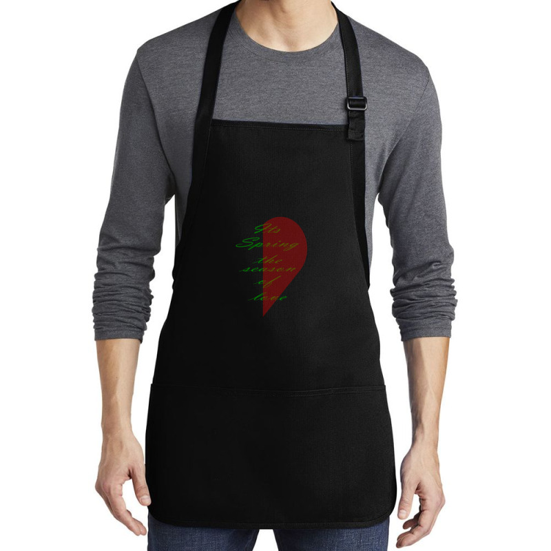 Its Spring The Season Of Love T-shirt Medium-length Apron | Artistshot