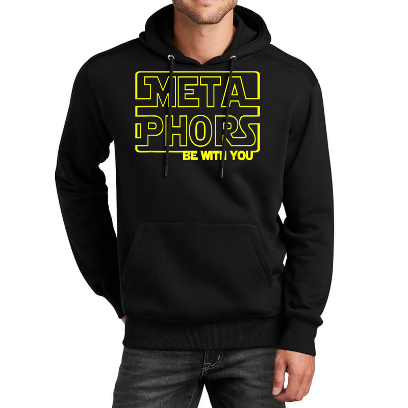 Metaphors Be With You Funny English Teacher Unisex Hoodie by GayeLaver | Artistshot