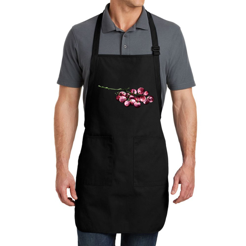 Red Grape Full-length Apron | Artistshot