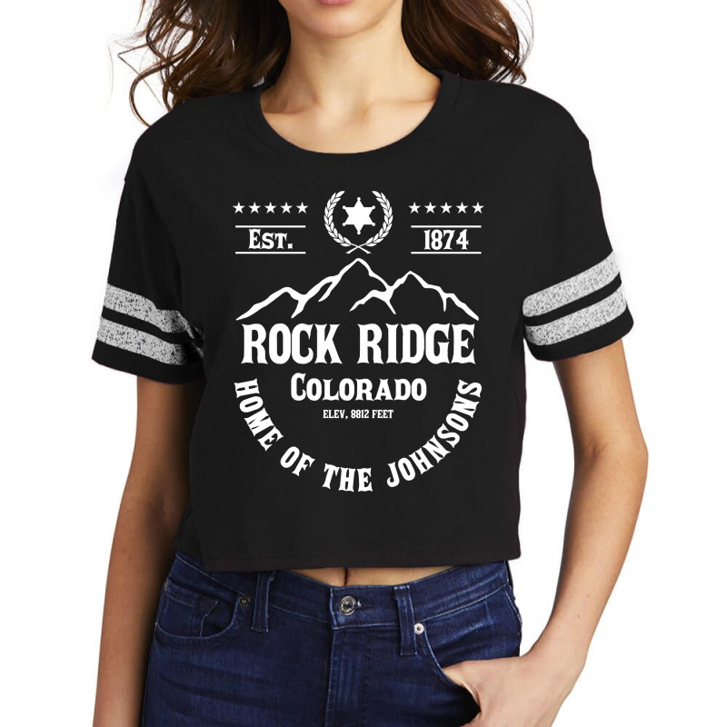 Rock Ridge Colorado Scorecard Crop Tee by MichelleLeitch | Artistshot