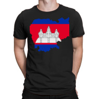 Flag Map Of Cambodia T-shirt | Artistshot