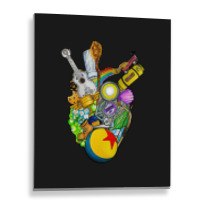 Luxo Human Heart Metal Print Vertical | Artistshot