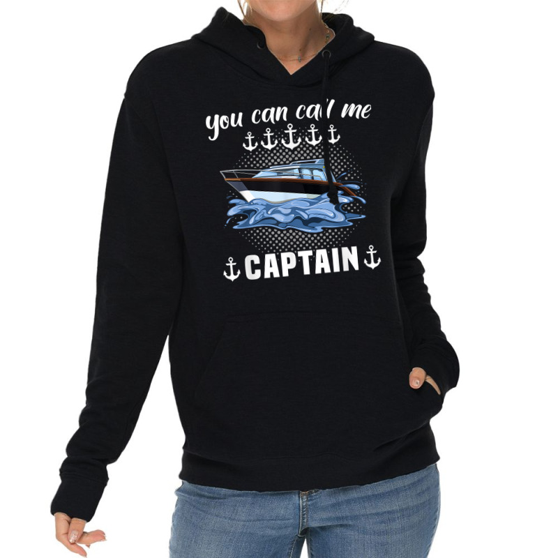 Boaters Sports Boat Sailing Sailing Boat Motor Boat Captain T Shirt Lightweight Hoodie | Artistshot