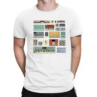 Electronic Musician Synthesizers And Drum Machine Dj T-shirt | Artistshot