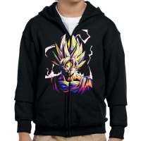 Son Goku Pop Art Youth Zipper Hoodie | Artistshot