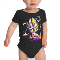 Son Goku Pop Art Baby Bodysuit | Artistshot