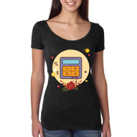 Calculator Flask In Autumn Women's Triblend Scoop T-shirt | Artistshot