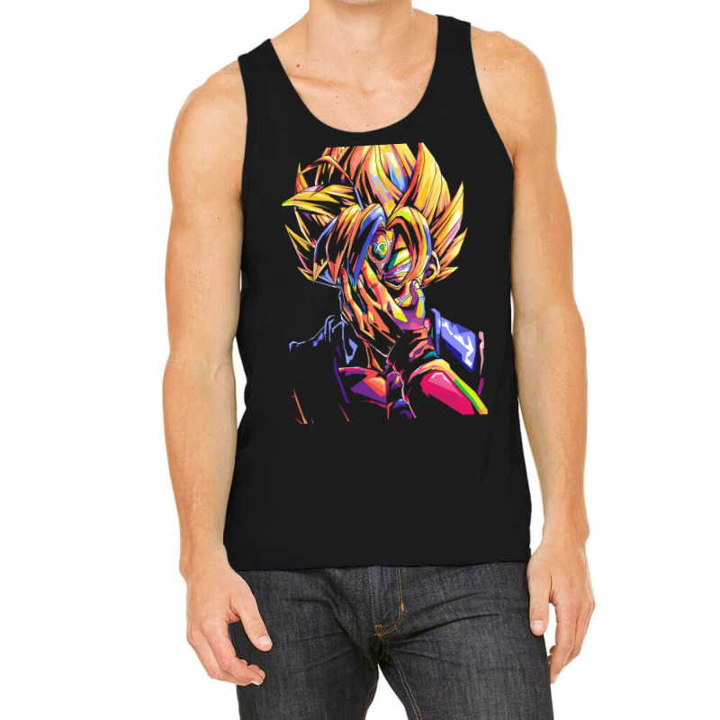 Goku Mask Tank Top by maftuhi | Artistshot