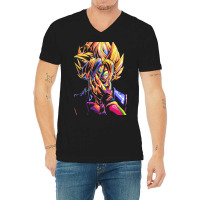 Goku Mask V-neck Tee | Artistshot