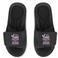 Silly Rabbit Easter Is For Jesus   (2) Slide Sandal | Artistshot