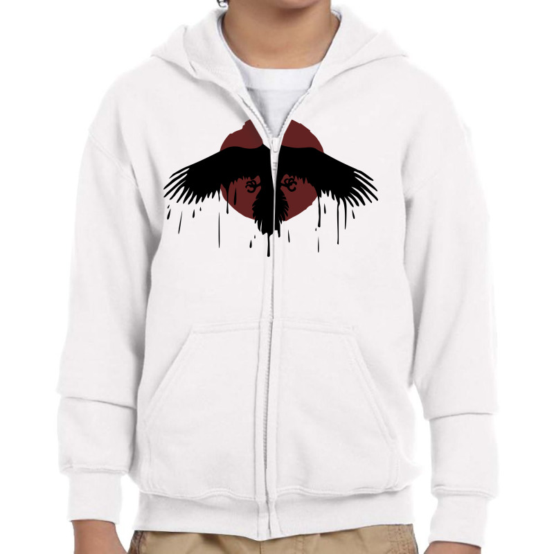 Lis Before The Storm Chloe Price Ink Raven Youth Zipper Hoodie. By Artistshot