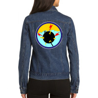 Uss Minesweeper T Shirt Ladies Denim Jacket | Artistshot