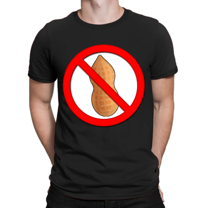 No Peanuts Allowed Allergic Sign T-shirt | Artistshot