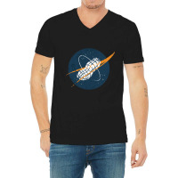 Peanuts Vintage Space V-neck Tee | Artistshot