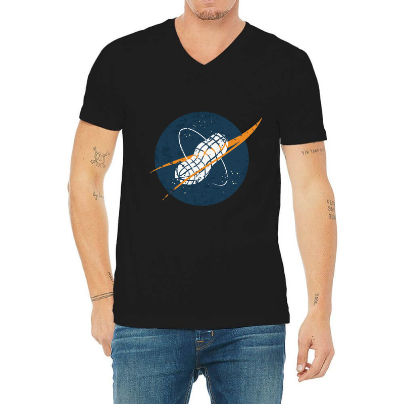 Peanuts Vintage Space V-neck Tee | Artistshot