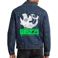 Salmon Run Vectorized Men Denim Jacket | Artistshot