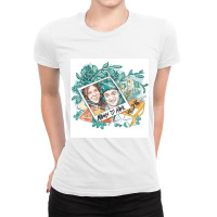 Manny Hearts Hank Ladies Fitted T-shirt | Artistshot