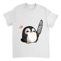 Cute Animals With Knife Classic T-shirt | Artistshot