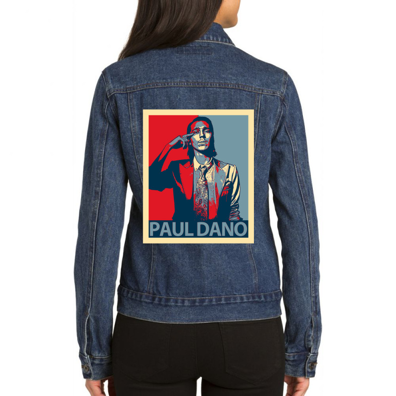 Paul Dano Ladies Denim Jacket by GREGUFFMAN | Artistshot