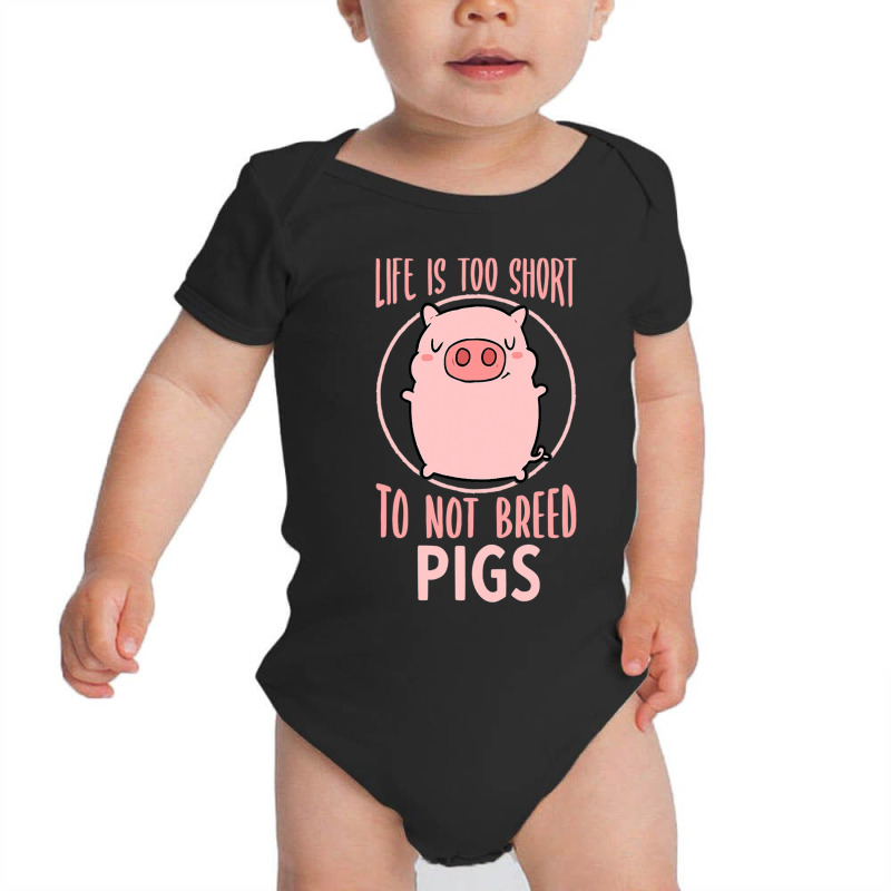 Breed Pigs Design Men Pig Keeper Design Pig Farming 197 Baby Bodysuit | Artistshot