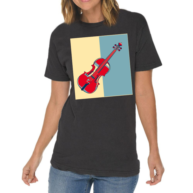 Violin Musical Instruments Vintage T-Shirt by EdieTiffany | Artistshot