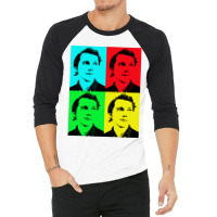 Paul Dano Pop Art 3/4 Sleeve Shirt | Artistshot