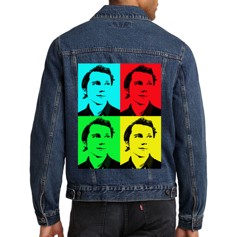 Paul Dano Pop Art Men Denim Jacket by GREGUFFMAN | Artistshot