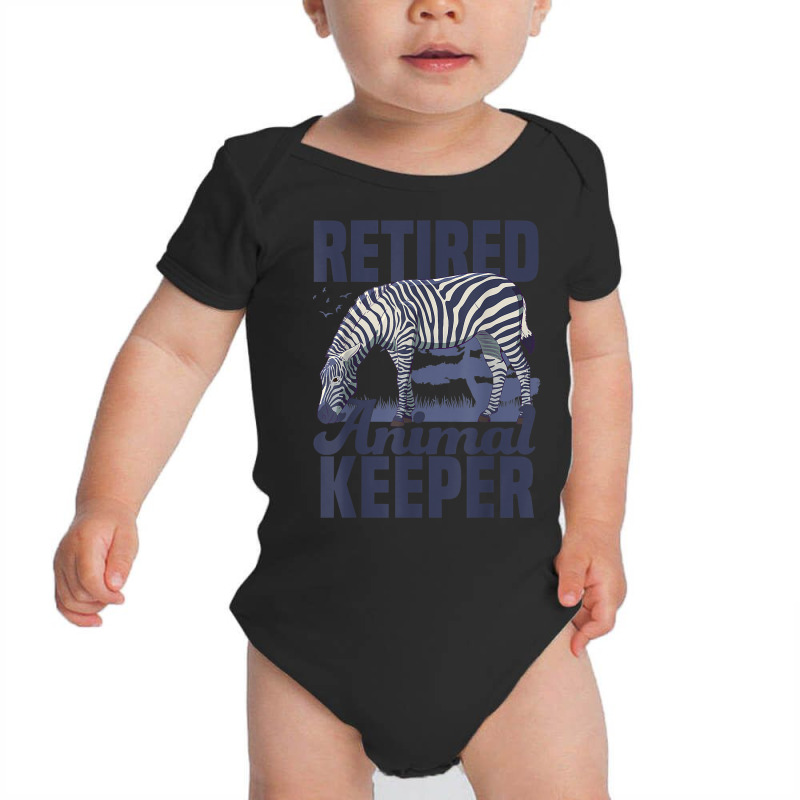 Retired Animal Keeper Animal Lover Zoologist Zoo Keeping T Shirt Baby Bodysuit by caneypga | Artistshot