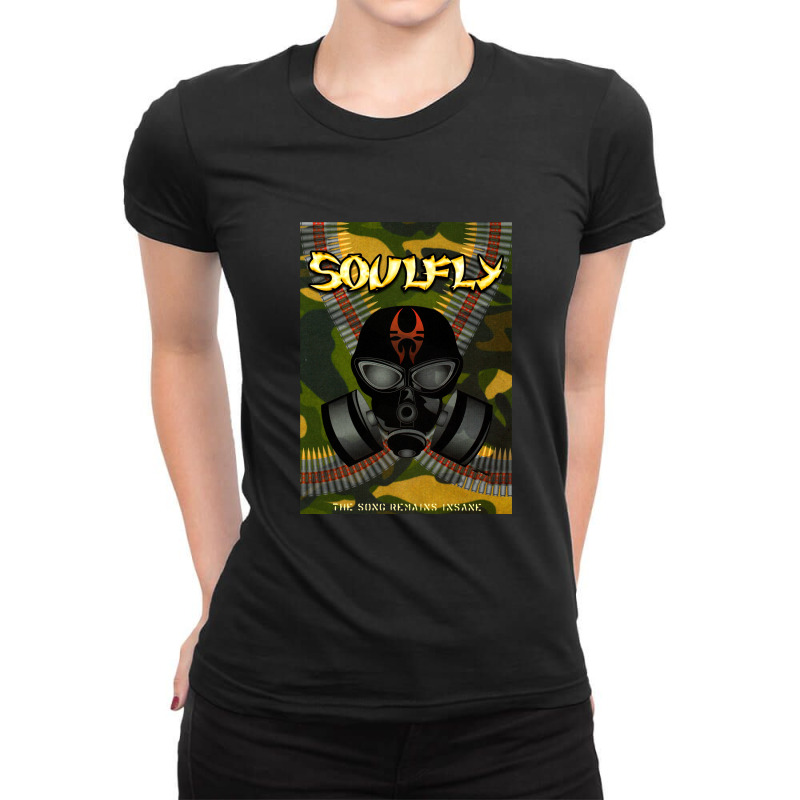 The Song Remains Insane   Soulfly Ladies Fitted T-Shirt by nadyaqonitahi | Artistshot