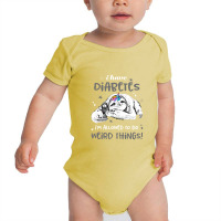 Diabetes Awareness   I Have Diabetes I'm Allowed To Do Weird Baby Bodysuit | Artistshot