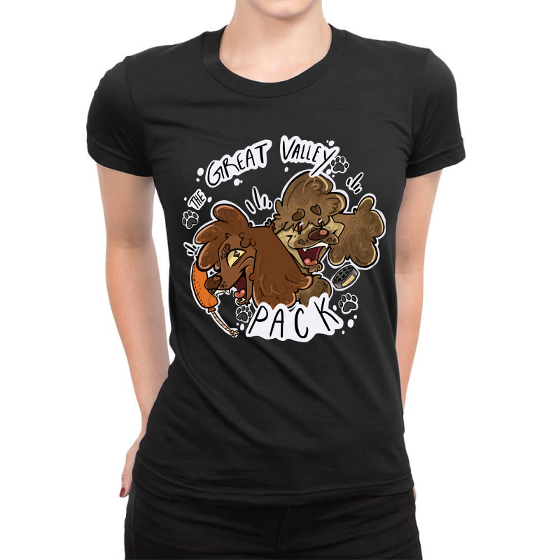 Team Ducky And Maui Ladies Fitted T-Shirt by JohnDavidMay | Artistshot